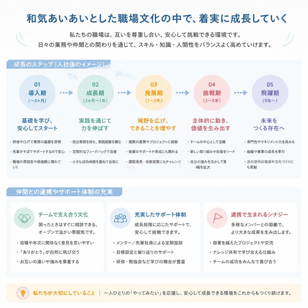 企業文化と職場環境の魅力
