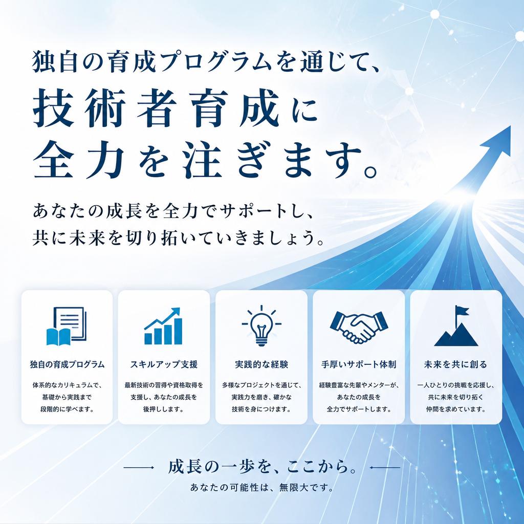 未来への投資：技術者育成プログラム