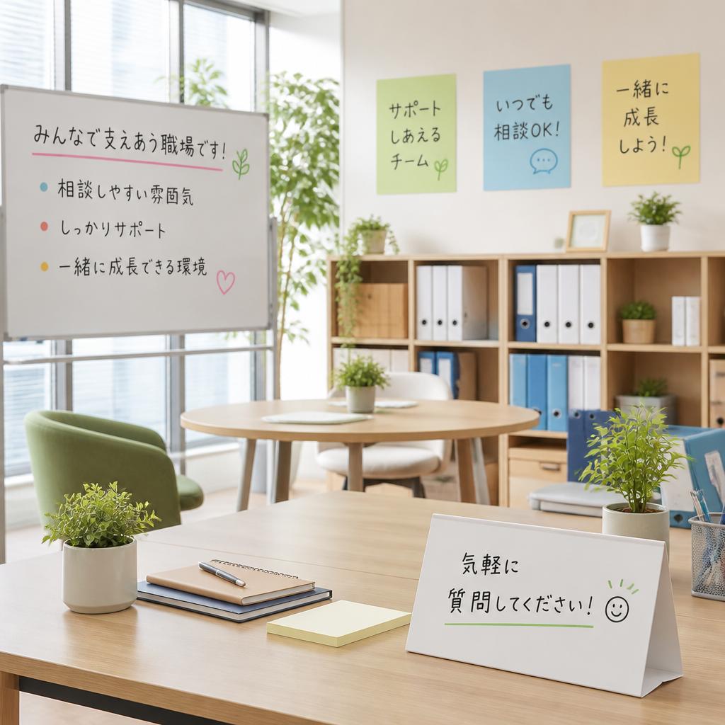 アットホームな職場環境